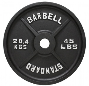 Olympic 45 lb Plate Dimensions